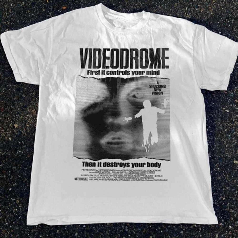 1983 'VIDEODROME' RETRO GRAPHIC UNISEX T-SHIRT 12
